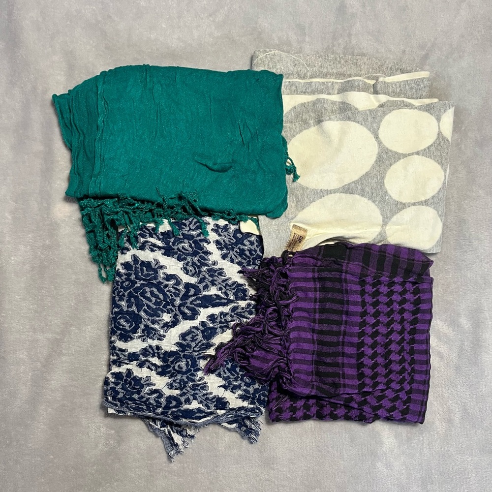 Colorful Scarf Set